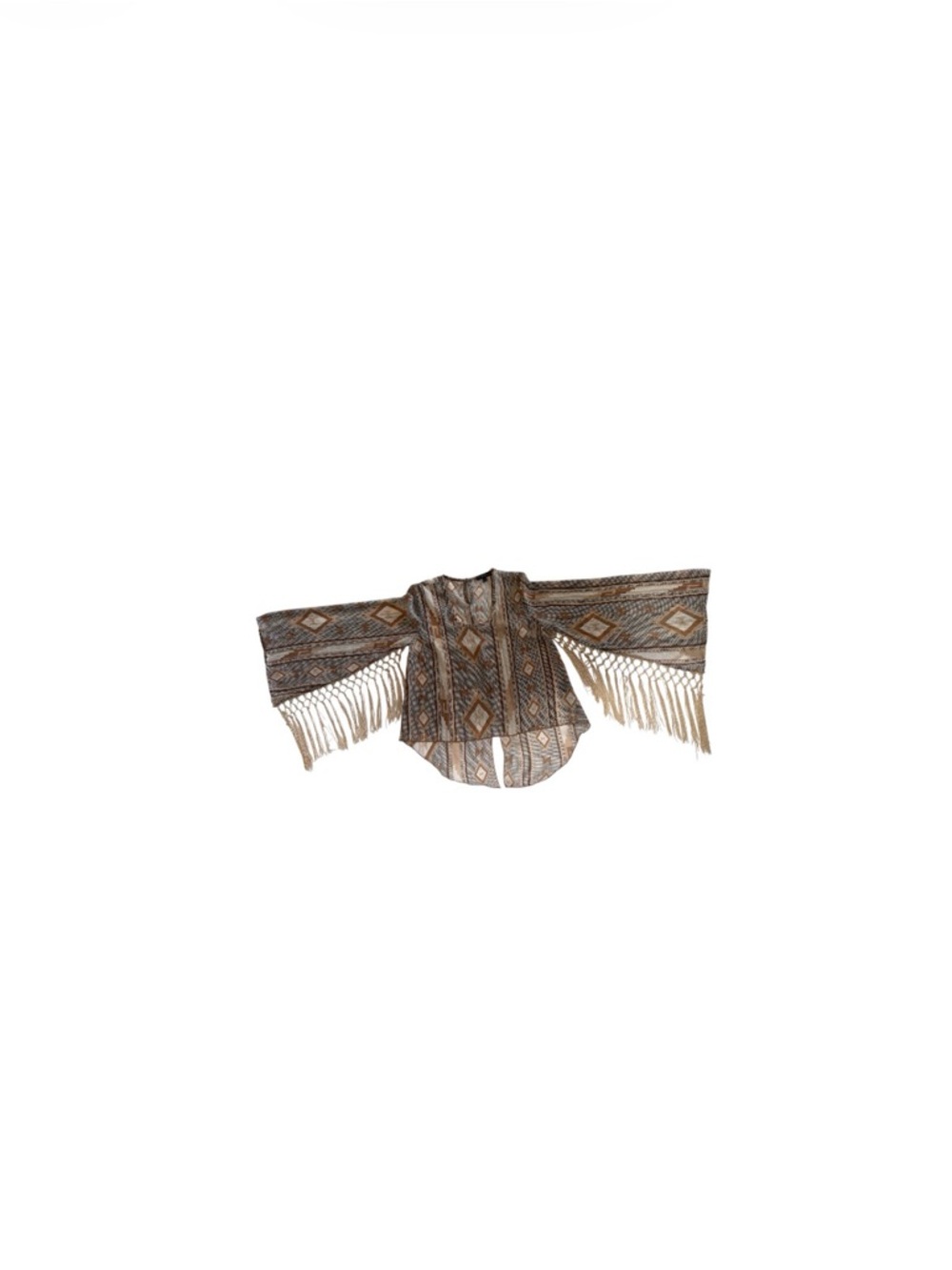 See You Monday Boho Fringe Top - Women’s Size Small